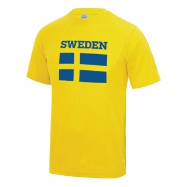 Sverige Sporttröja Flag