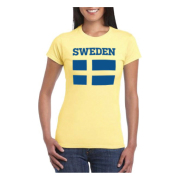 Sverige T-shirt Fashion Dam