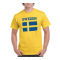 Sverige T-shirt Flag Gul