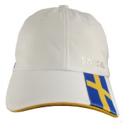 Sverige Keps Vit Micro