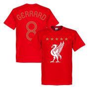 Liverpool T-shirt Gerrard Euro Red Steven Gerrard Röd