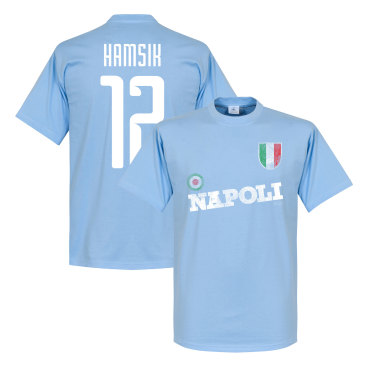 Napoli T-shirt Hamsik Ljusblå