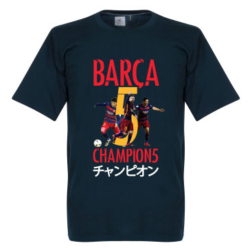 Barcelona T-shirt Club World Cup Mörkblå