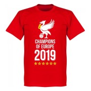 Liverpool T-shirt Champions Of Europe Röd