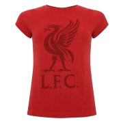 Liverpool T-shirt Dam Red Marl